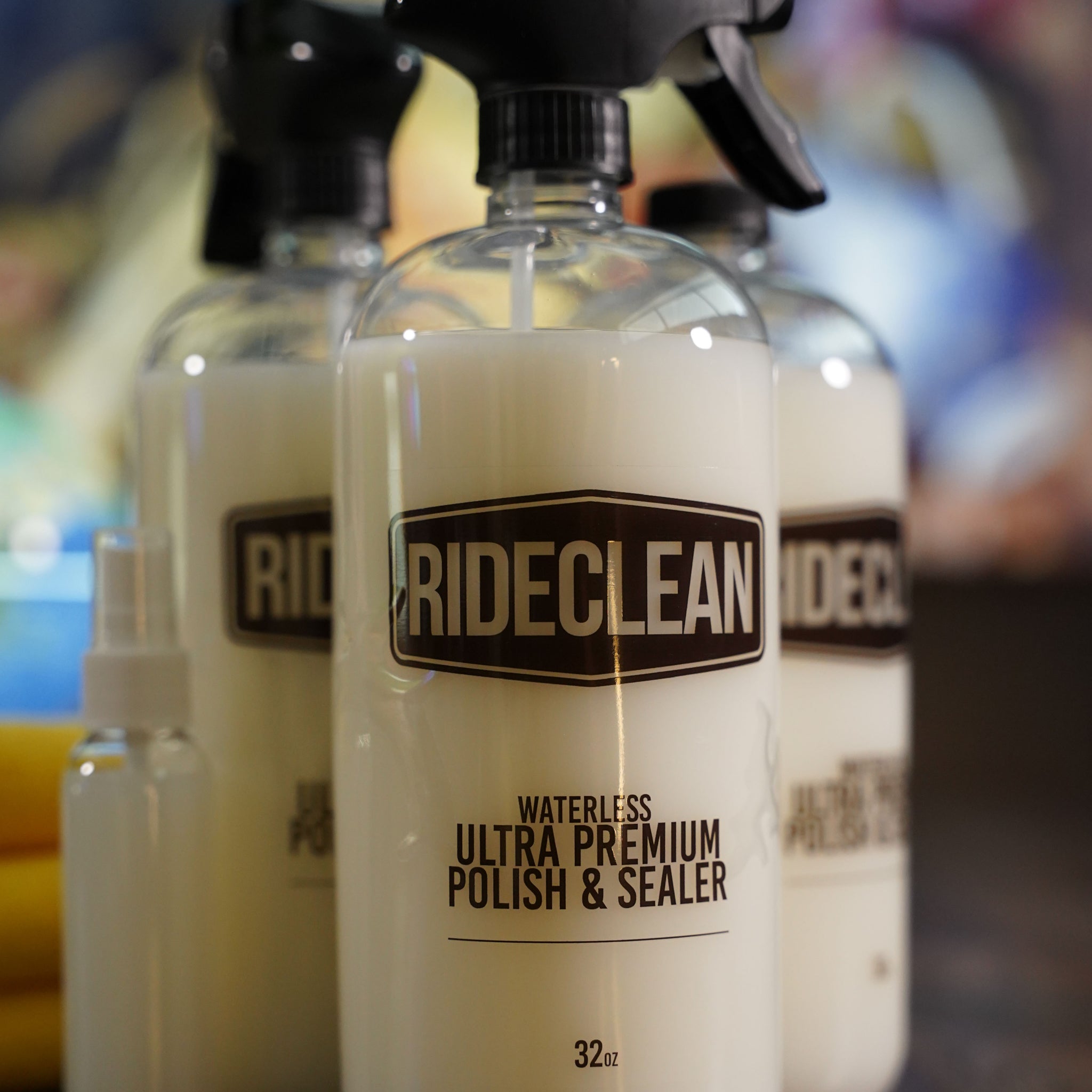 Package Deal: 3 - 32oz Bottles of RideClean + 2 Premium Microfiber Towels